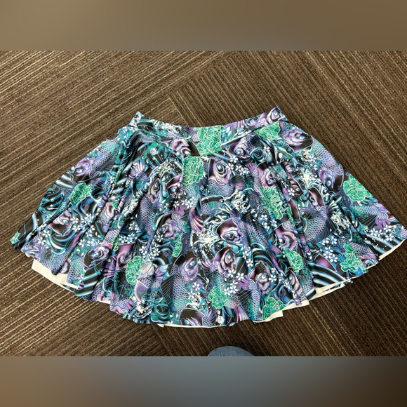 Blackmilk - XL - KOI PURPLE CHEERLEADER SKIRT - Picture 7 of 9